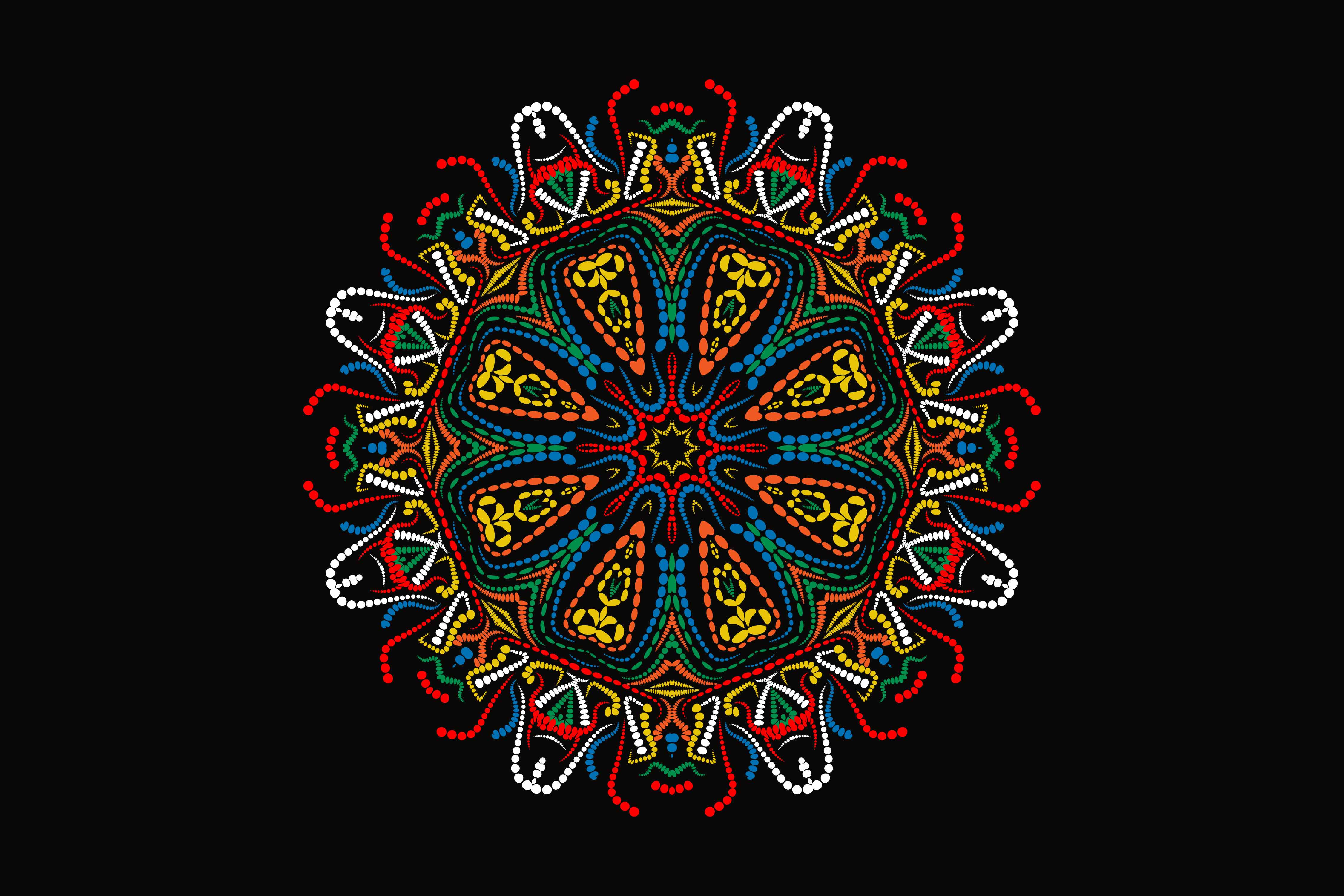 Enchanting image of a geometric mandala