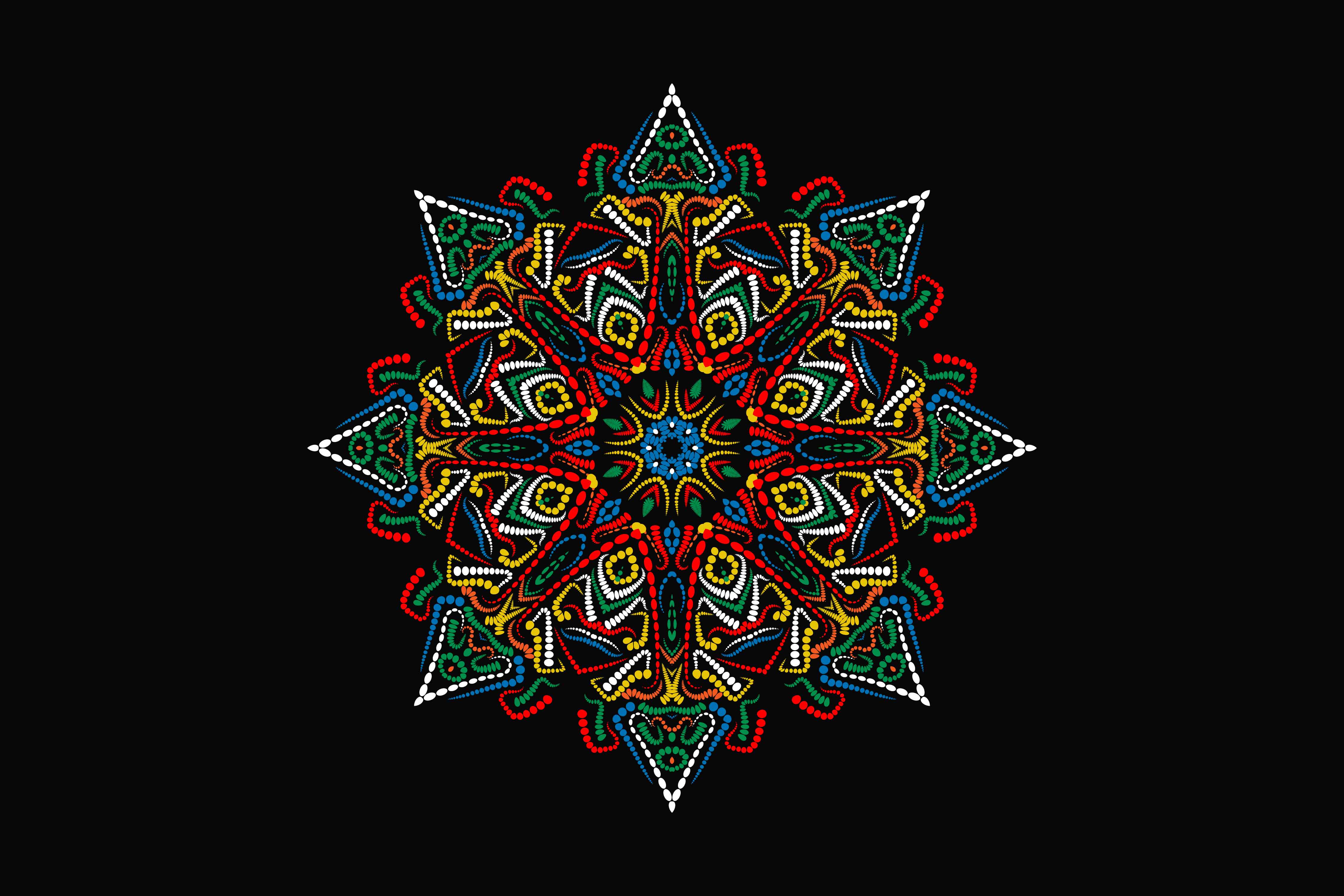 Enchanting image of a geometric mandala