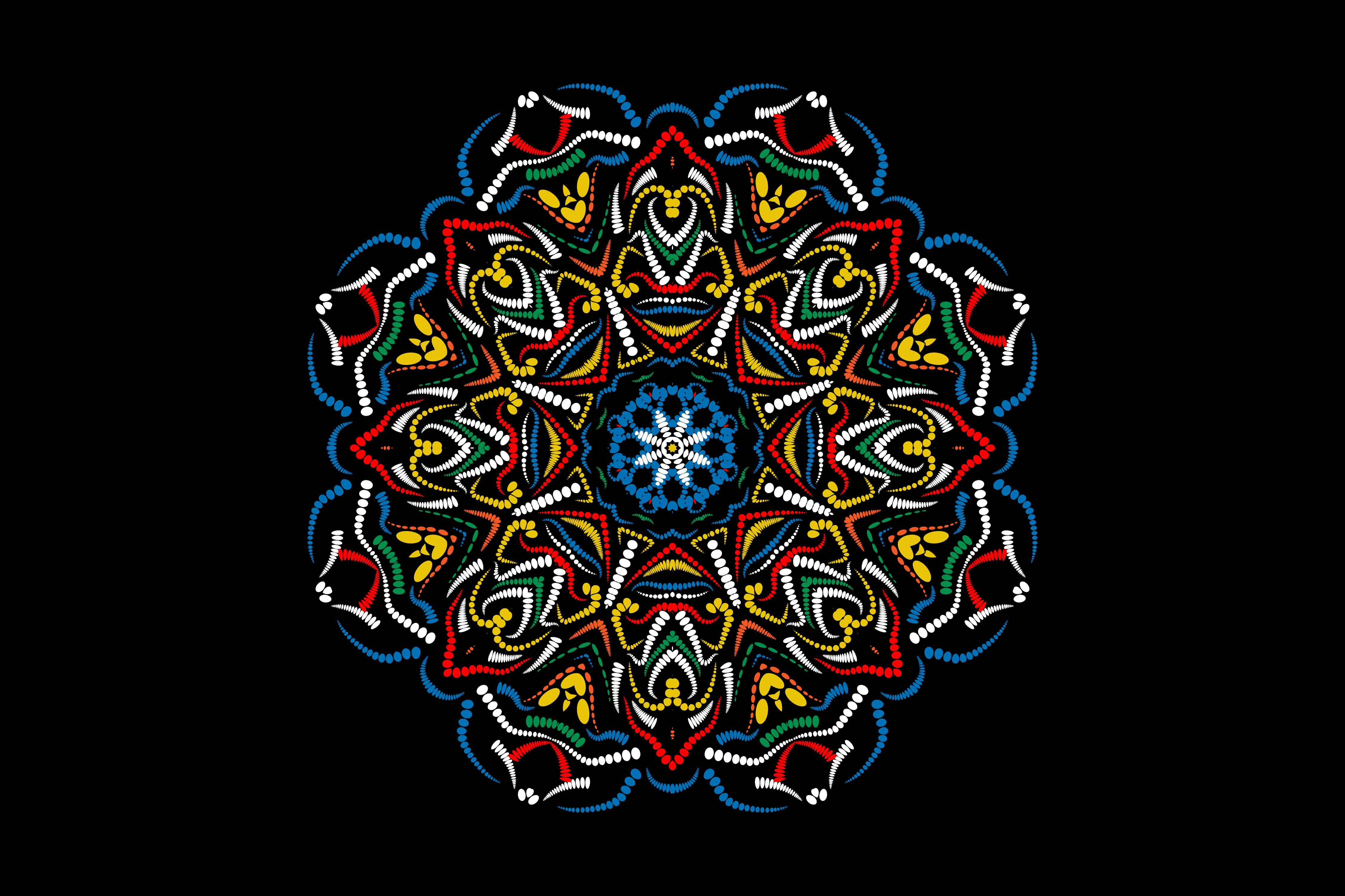 Beautiful image of geometric mandala