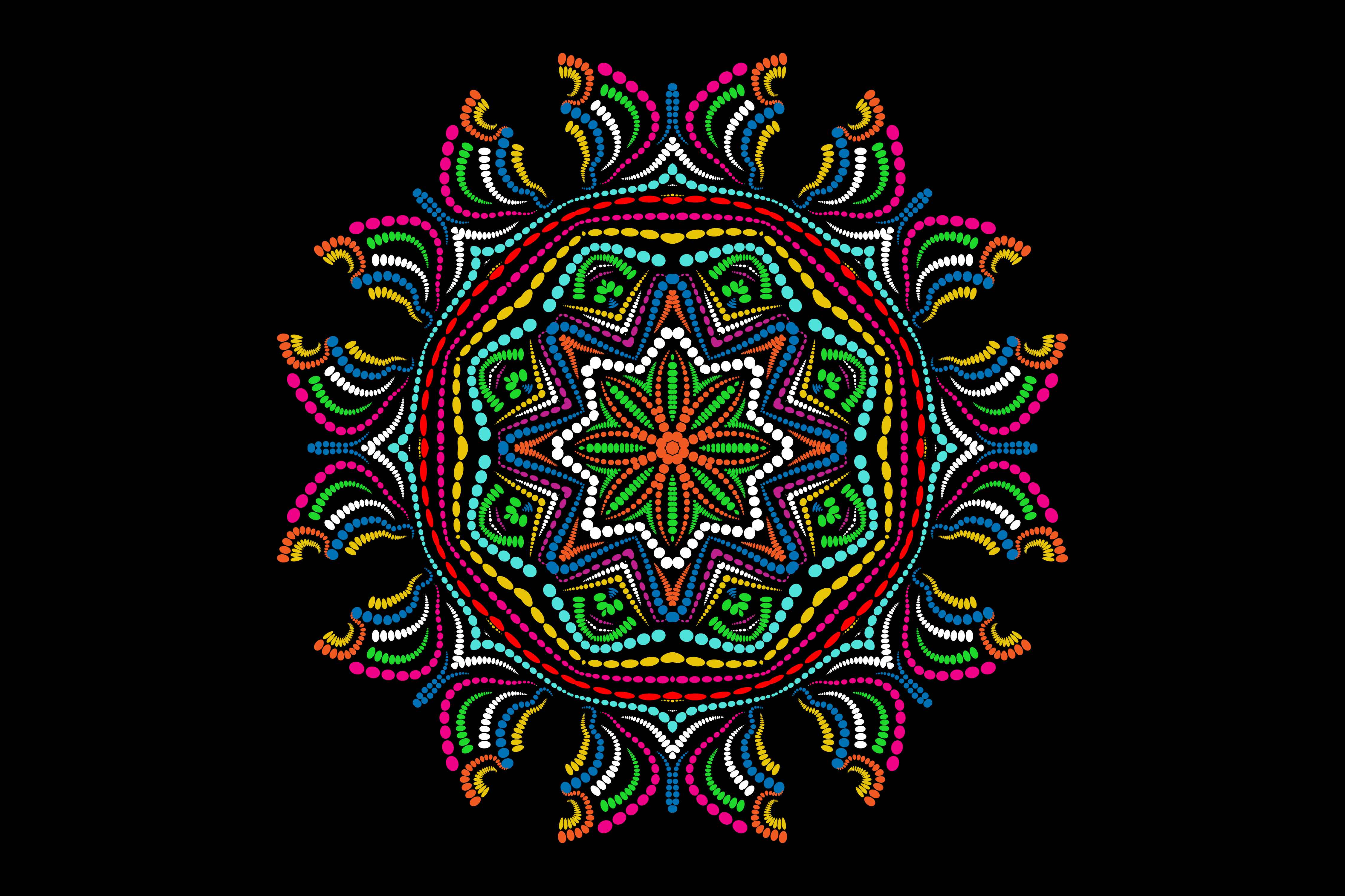 Wonderful image of geometric mandala