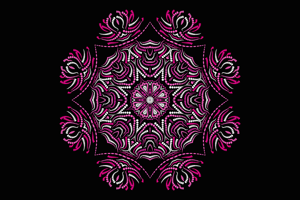 Wonderful image of geometric mandala