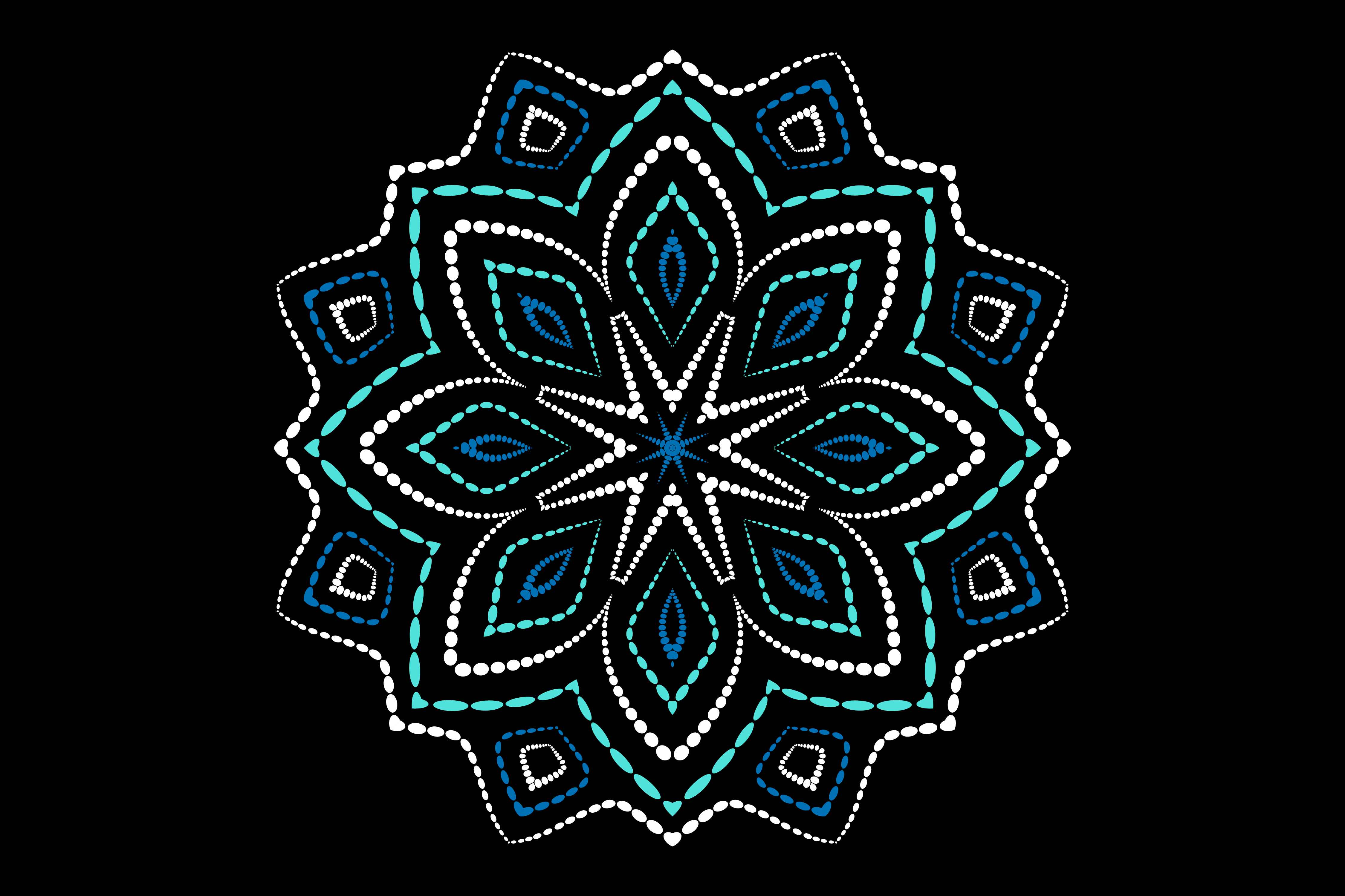 Beautiful image of geometric mandala