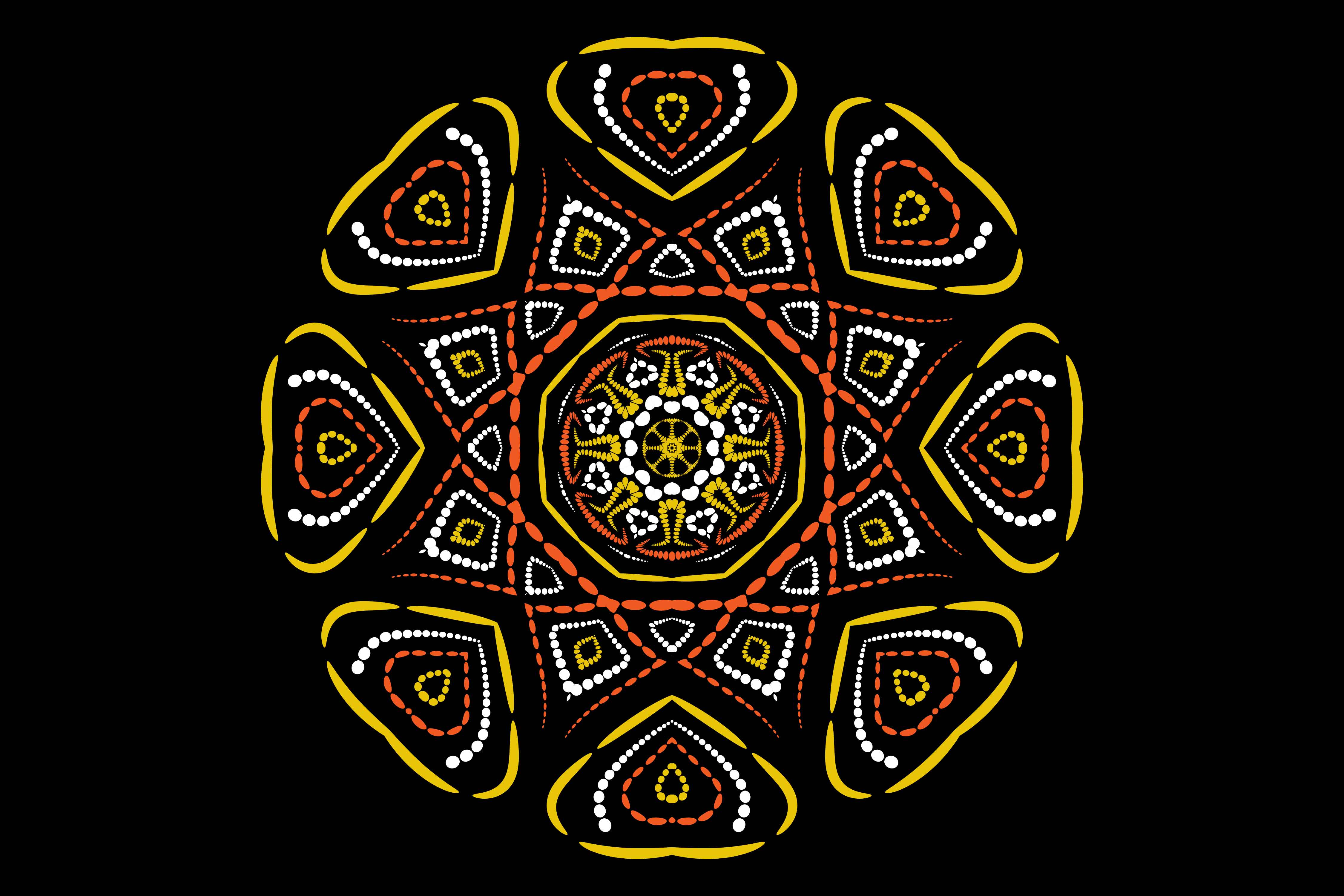 Creative geometrics mandala.