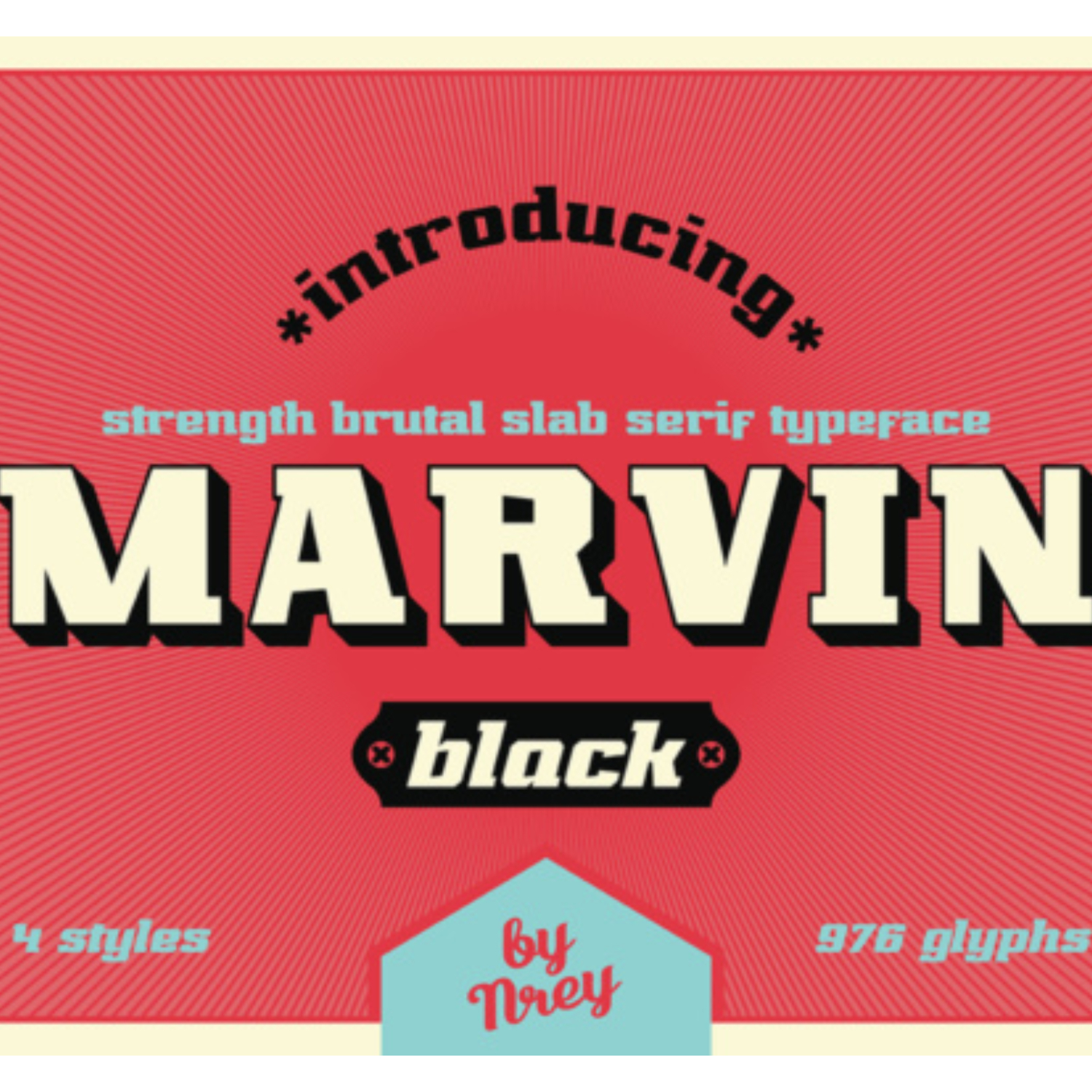 Marvin Black Font.
