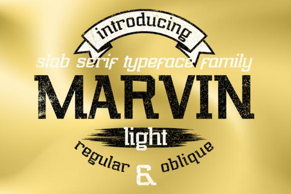 Cover image of Marvin Light Font.
