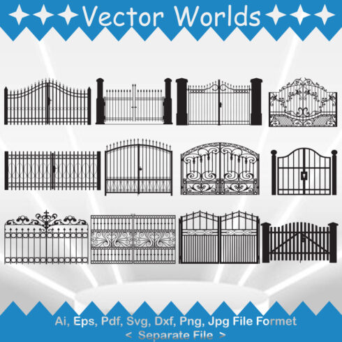 Collection of gorgeous images of gate silhouettes