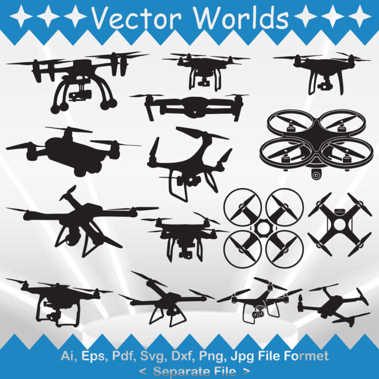 Drone Svg Vector Design Masterbundles