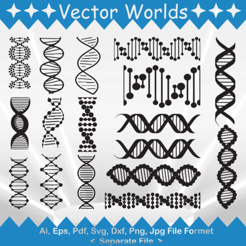 Collection of amazing images of DNA silhouettes