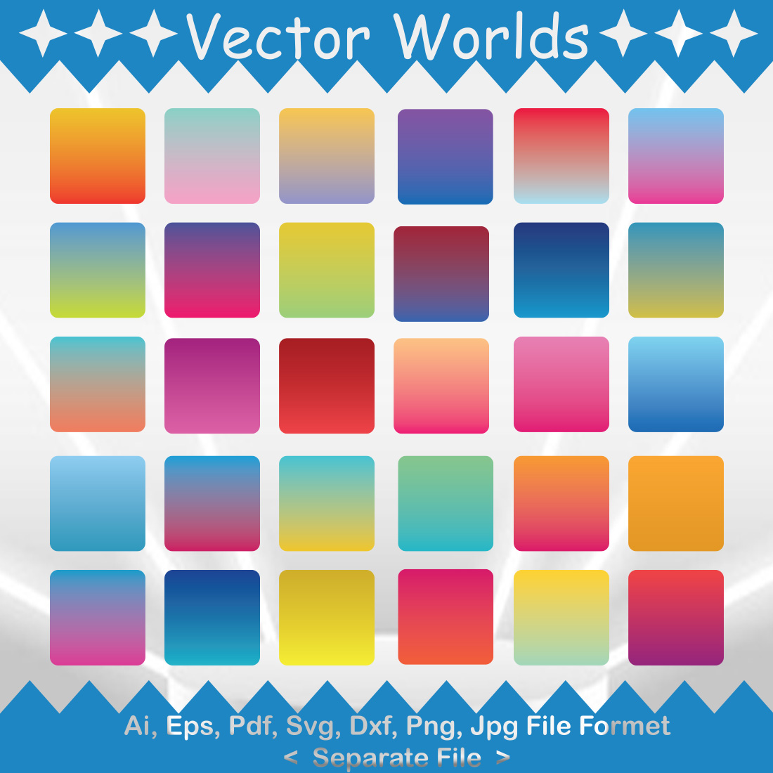Collection of gorgeous vector image colors