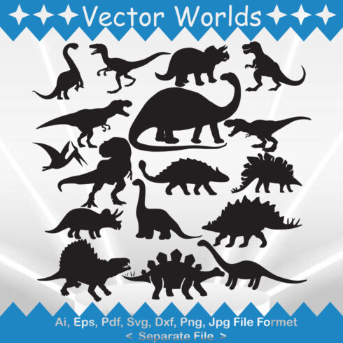Collection of amazing images of dinosaur silhouettes