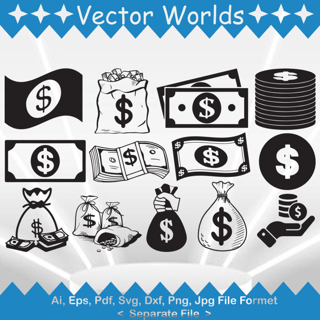 Dollar Bill SVG Vector Design - MasterBundles