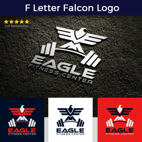Eagle Gym Fitness Center Logo Design cover image.