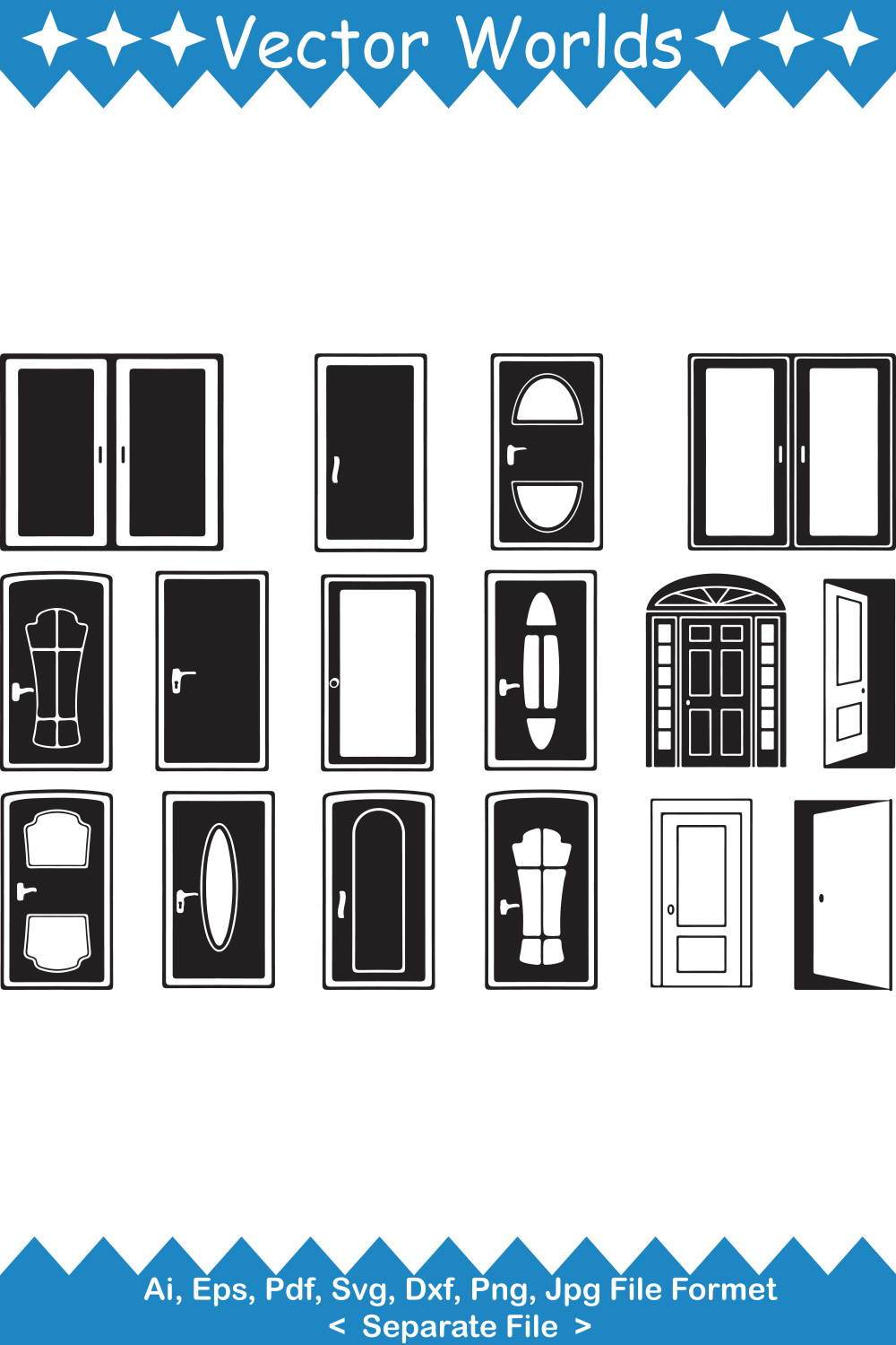 A collection of amazing door silhouette images