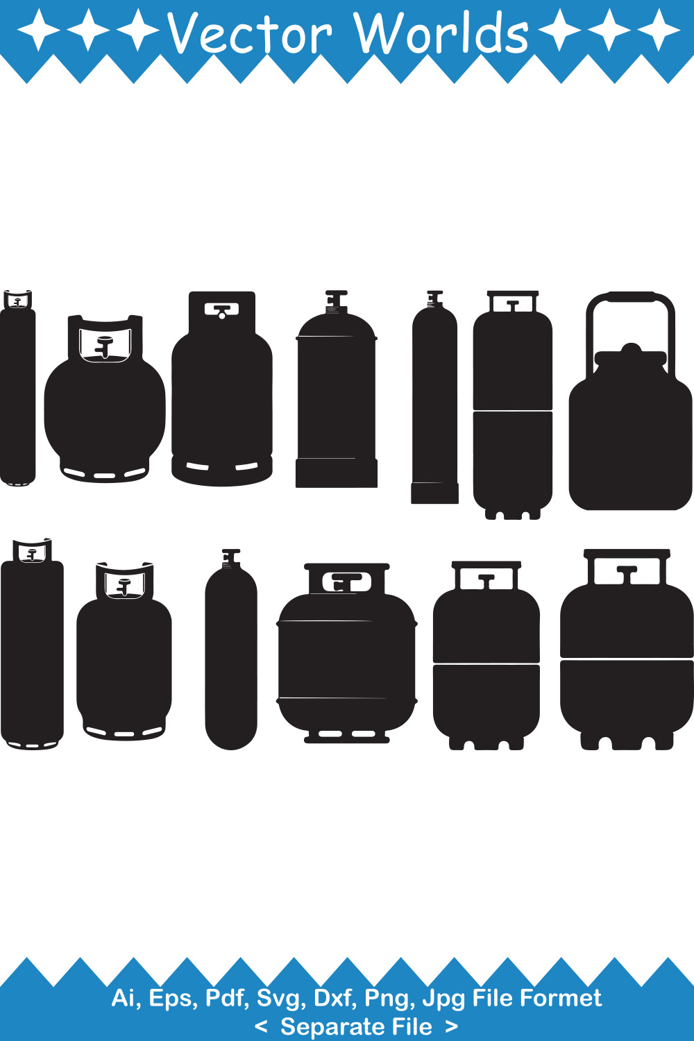 A collection of stunning images of gas tank silhouettes