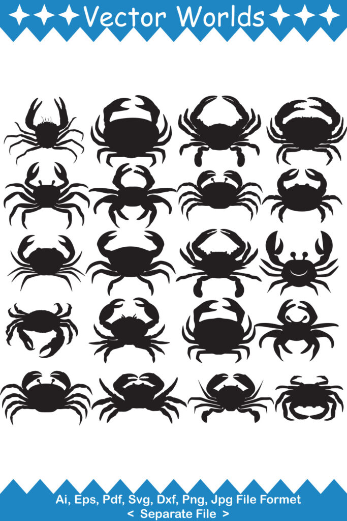 Crab SVG Vector Design - MasterBundles