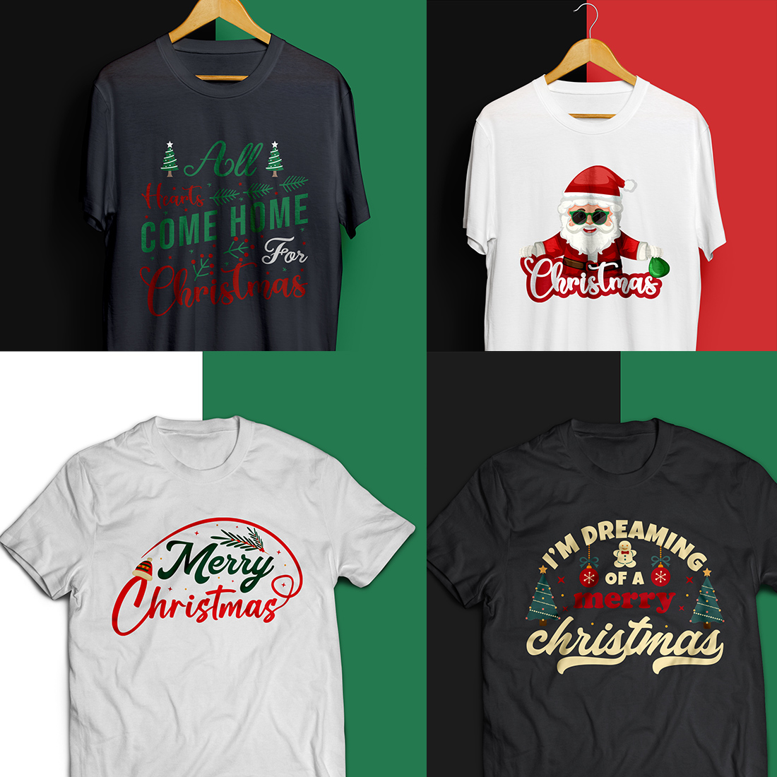 T-shirt Christmas Different Designs Bundle cover image.