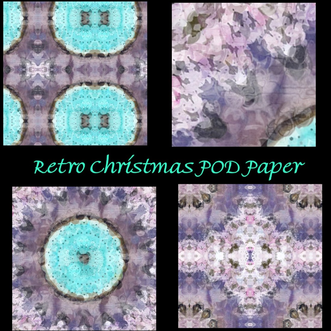 Lavender Holly Watercolor Background Design cover image.