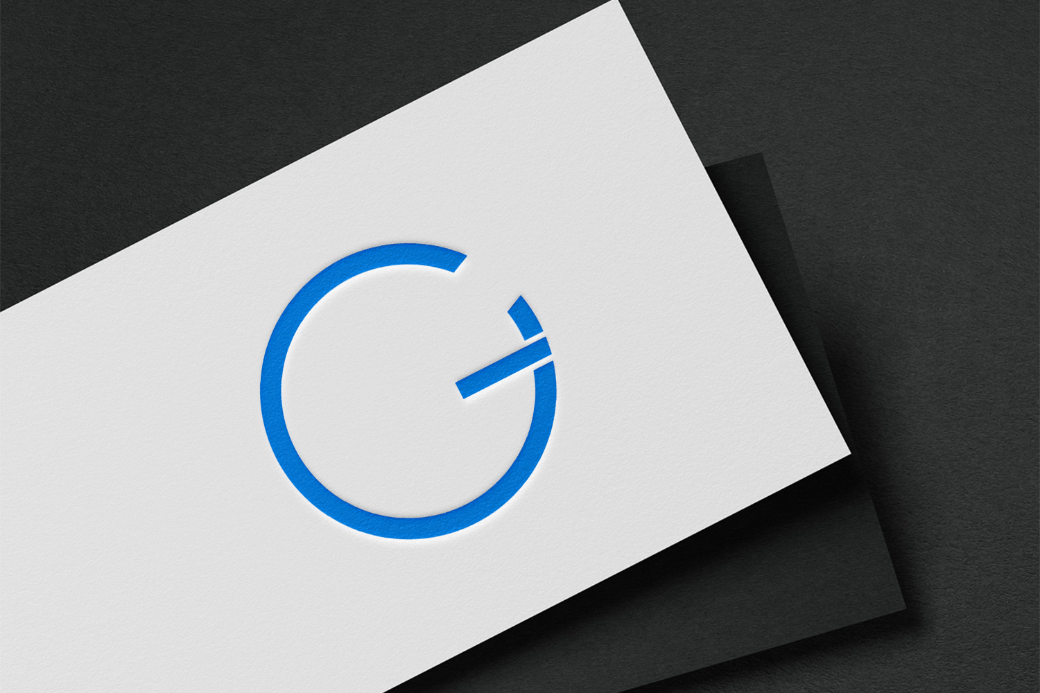 CG Letter Technology Logo Design Template pinterest image.