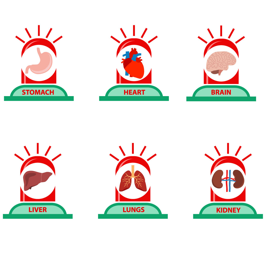 Medical Emergency Icons Design cover image.