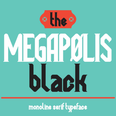 Megapolis black main image preview.