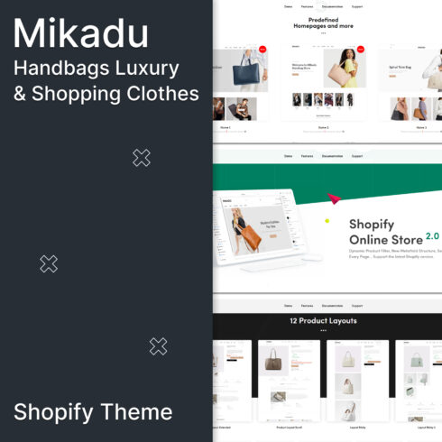 Mikadu - Handbags Luxury & Shopping Clothes Shopify Theme.