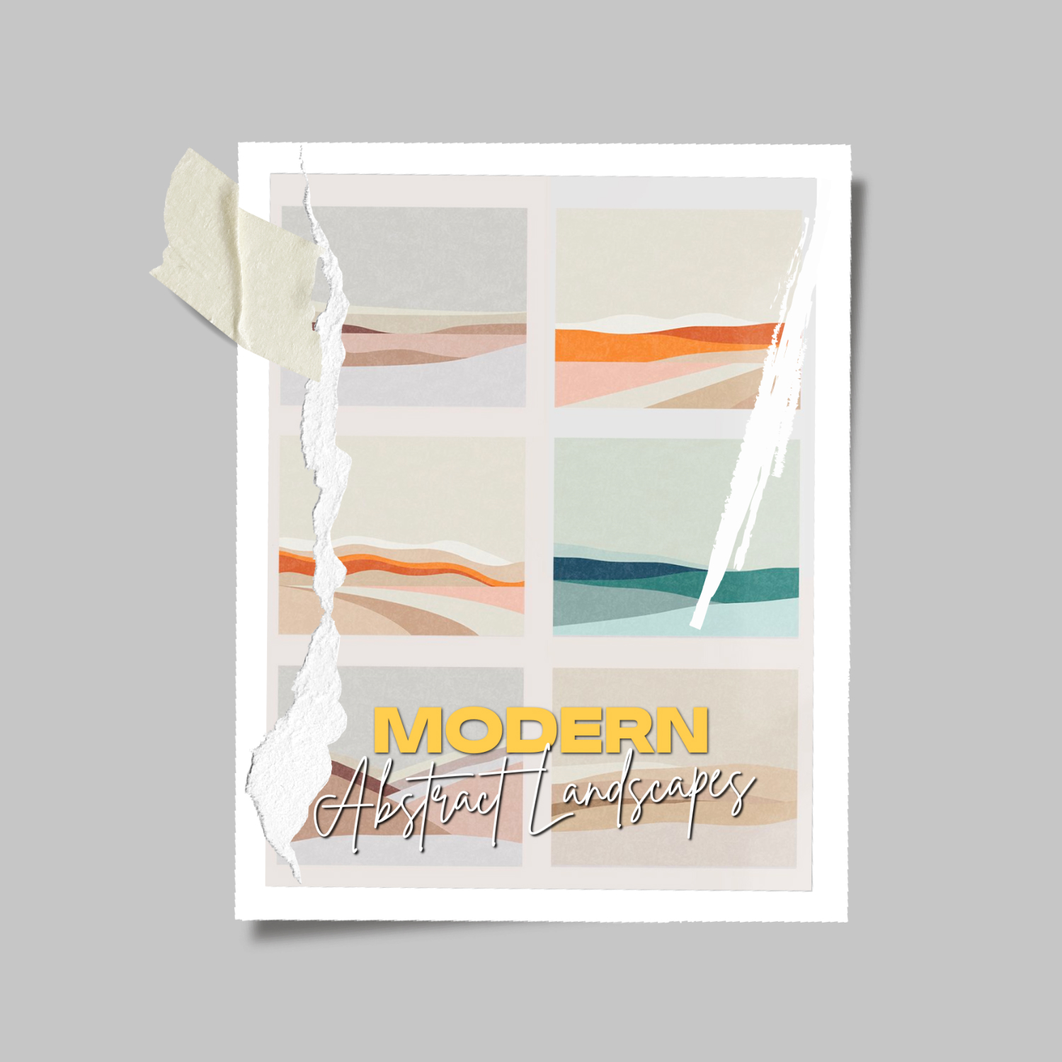 Modern Abstract Landscapes.