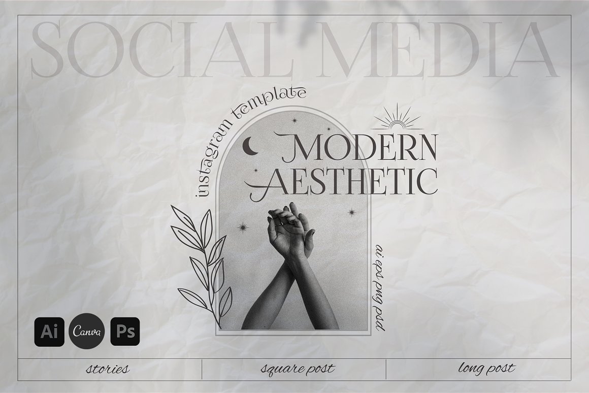 Aesthetic Instagram Template.