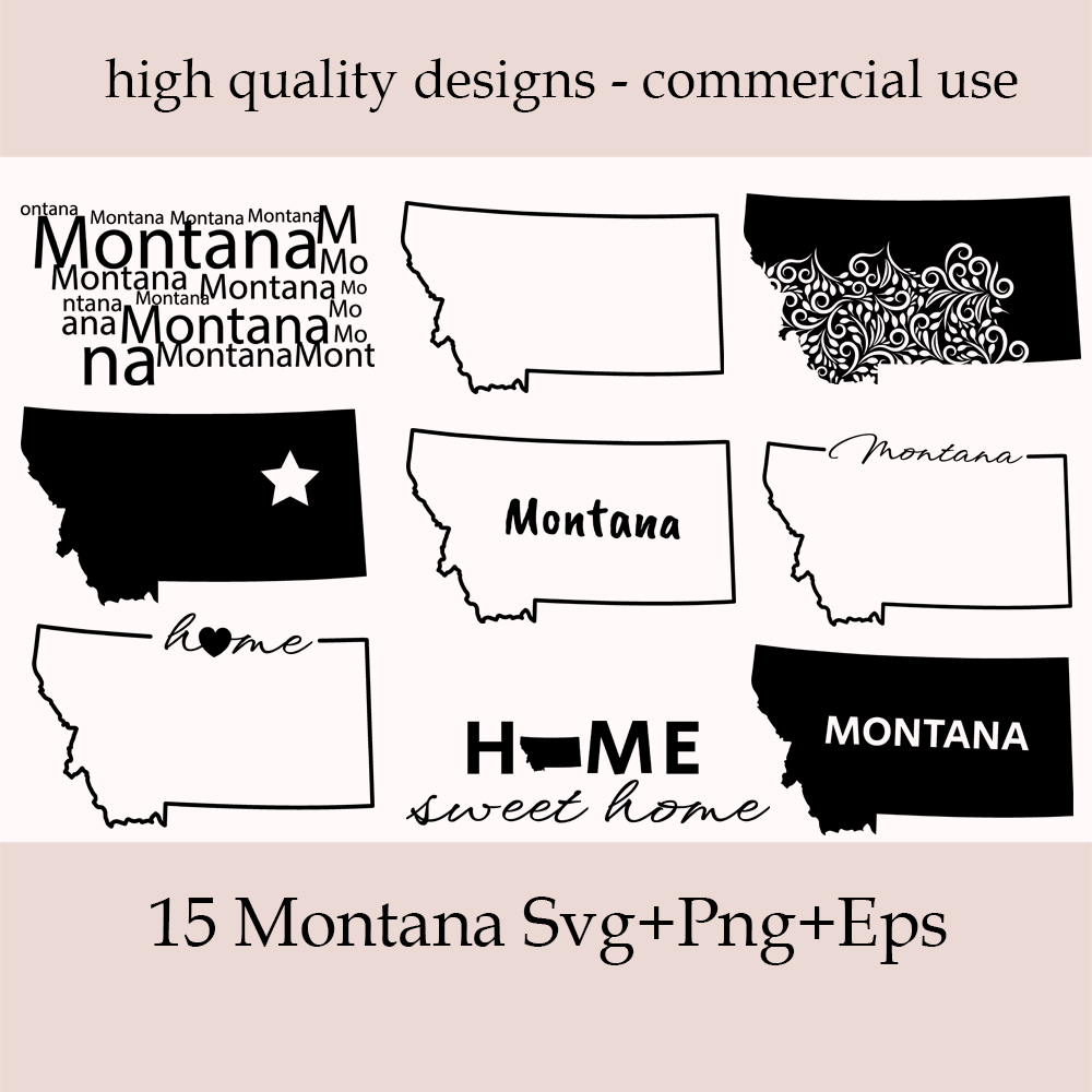 Montana Svg Bundle.