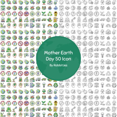 Mother Earth Day 50 Icon.