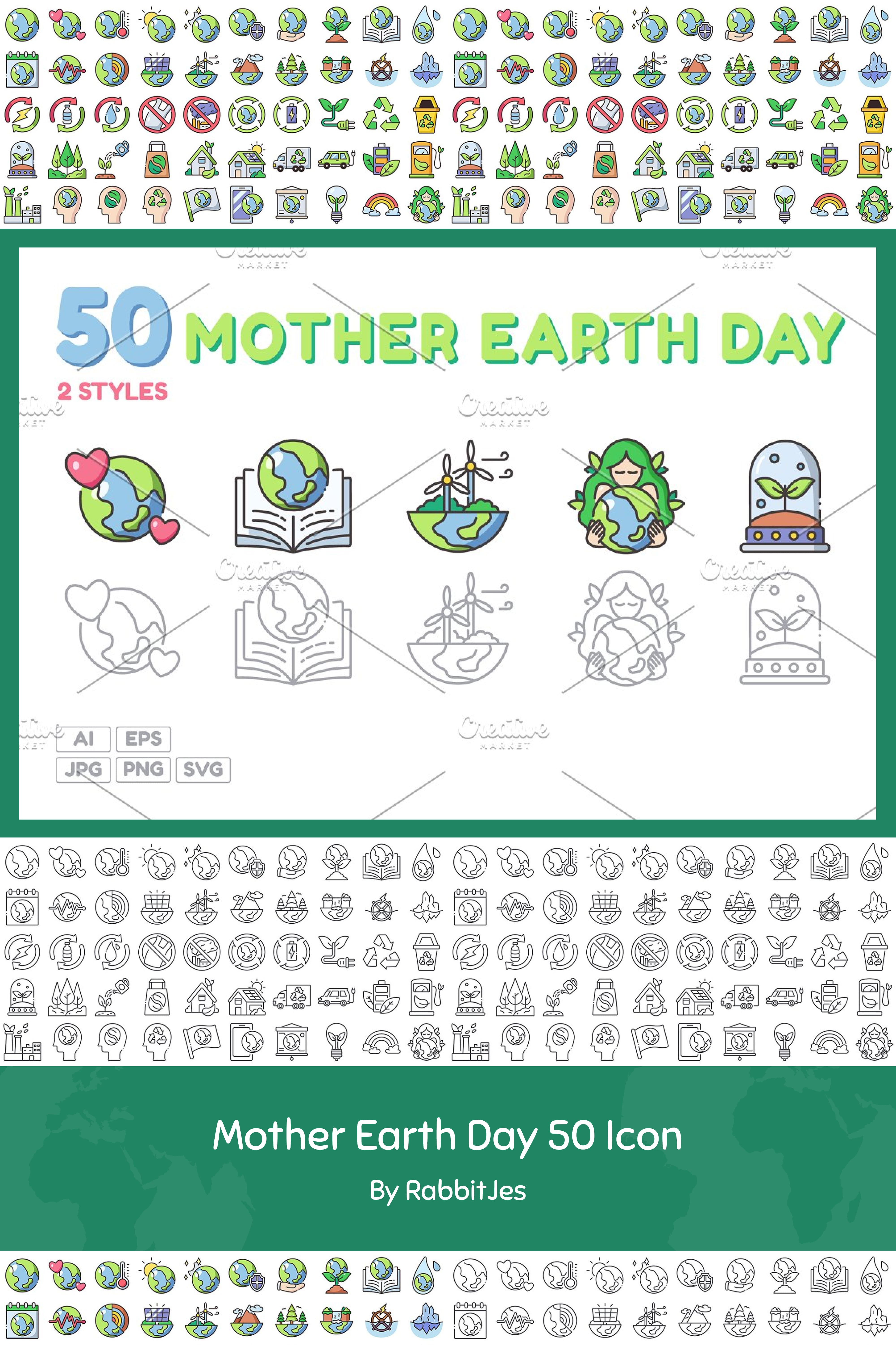 mother earth day 50 icon 03 680