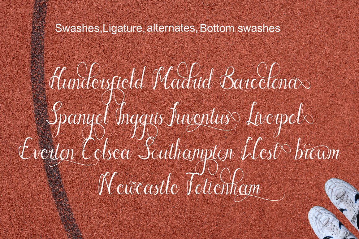 Image with text demonstrating the wonderful mufida alivia font.