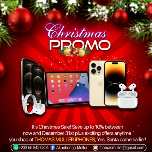 Christmas Promo Flyer main cover.