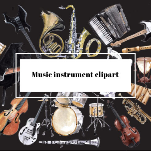 Music instrument clipart.