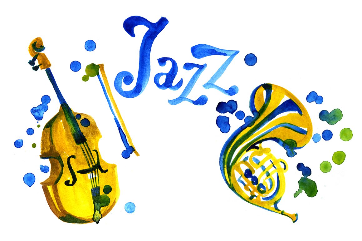 Jazz musical instruments.