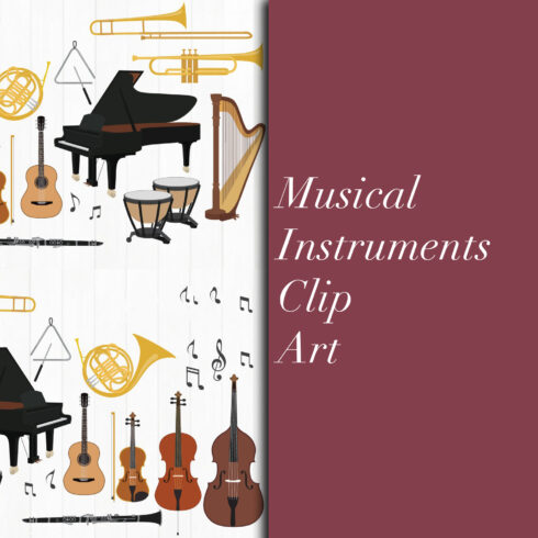 Musical Instruments Clip Art.