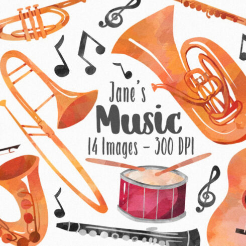 Musical Instruments Clipart.