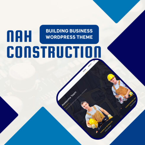 Nah Construction, Building Business WordPress Theme.