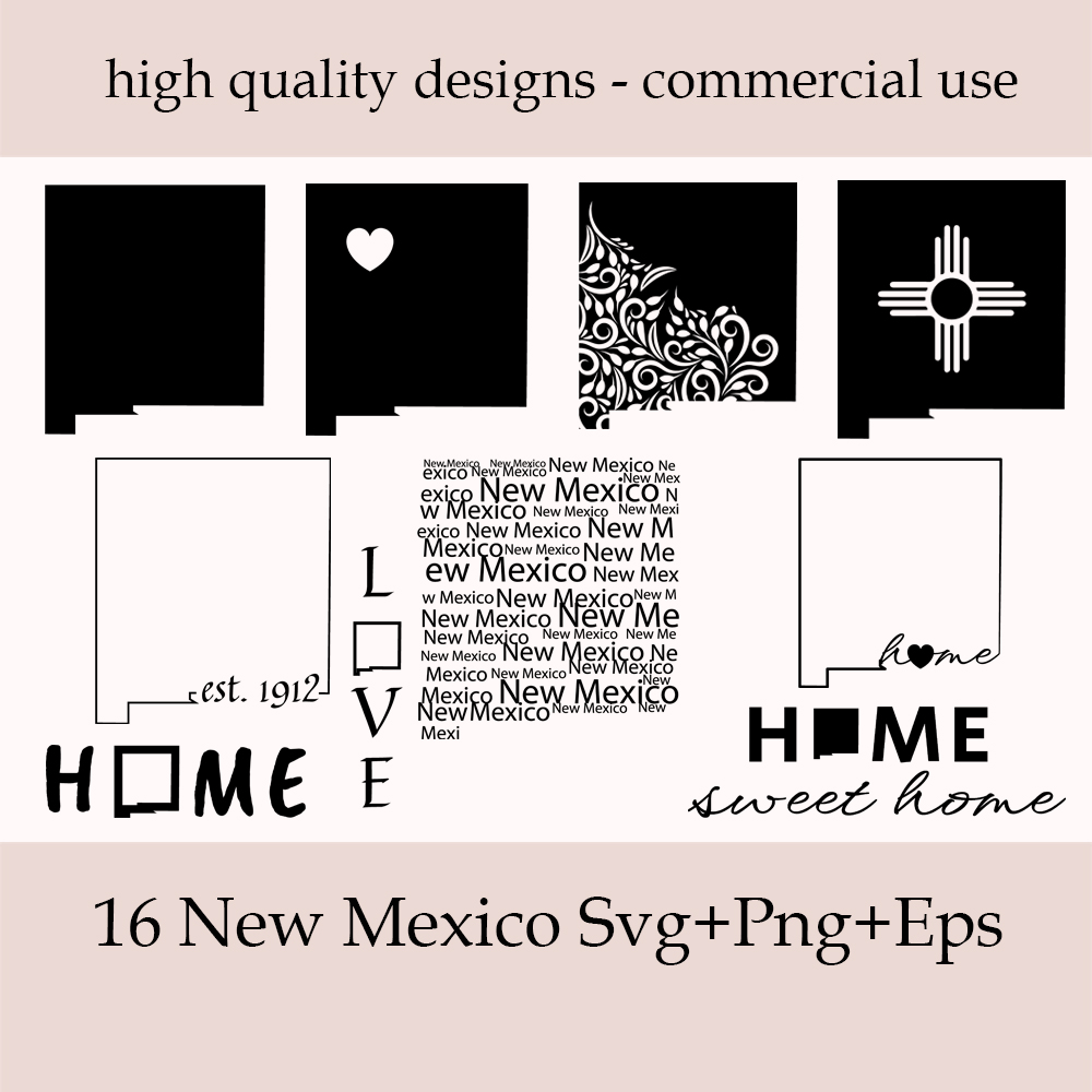 New Mexico Svg Bundle.