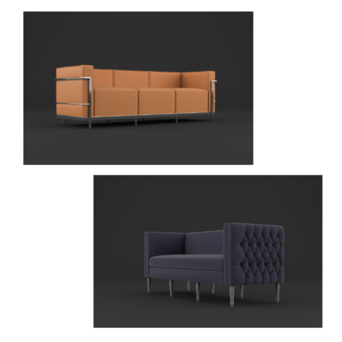 novyj 3d models for blender 5 modern sofas main image preview.