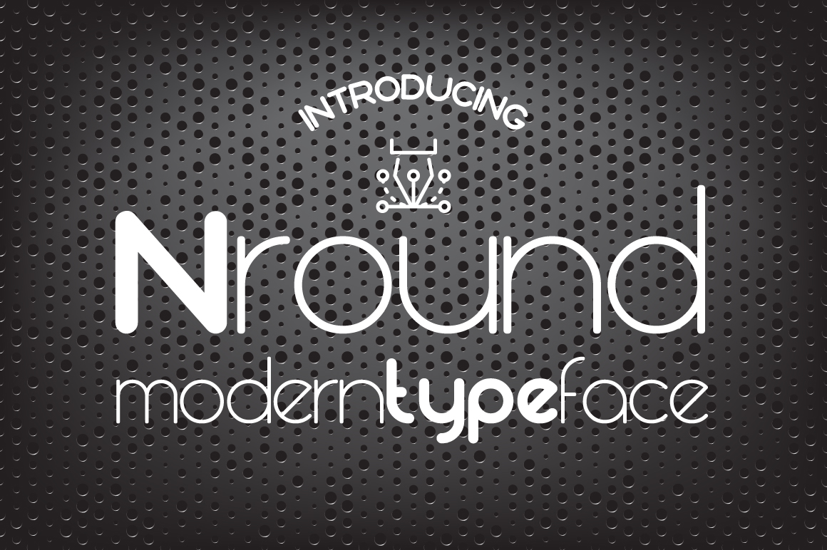 Cover image of Nround Font.