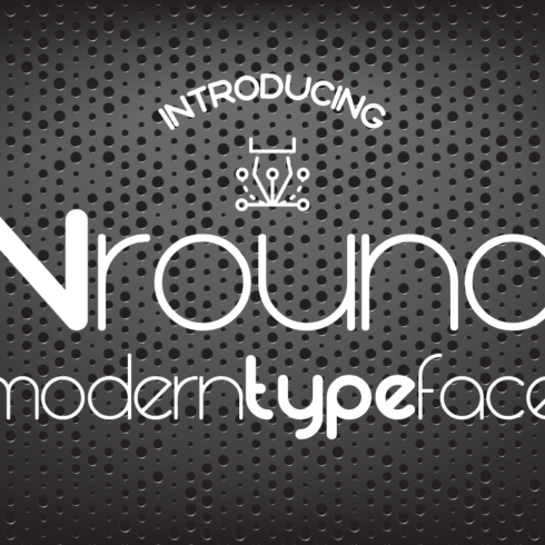 Nround font main image preview.