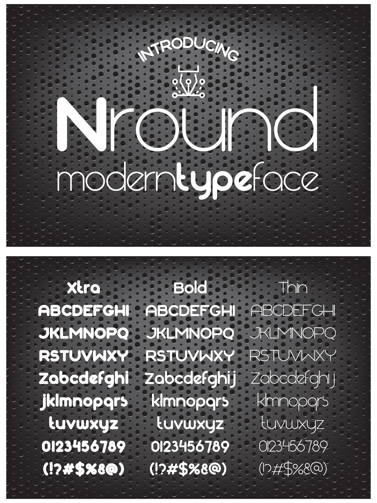 Nround font pinterest image preview.