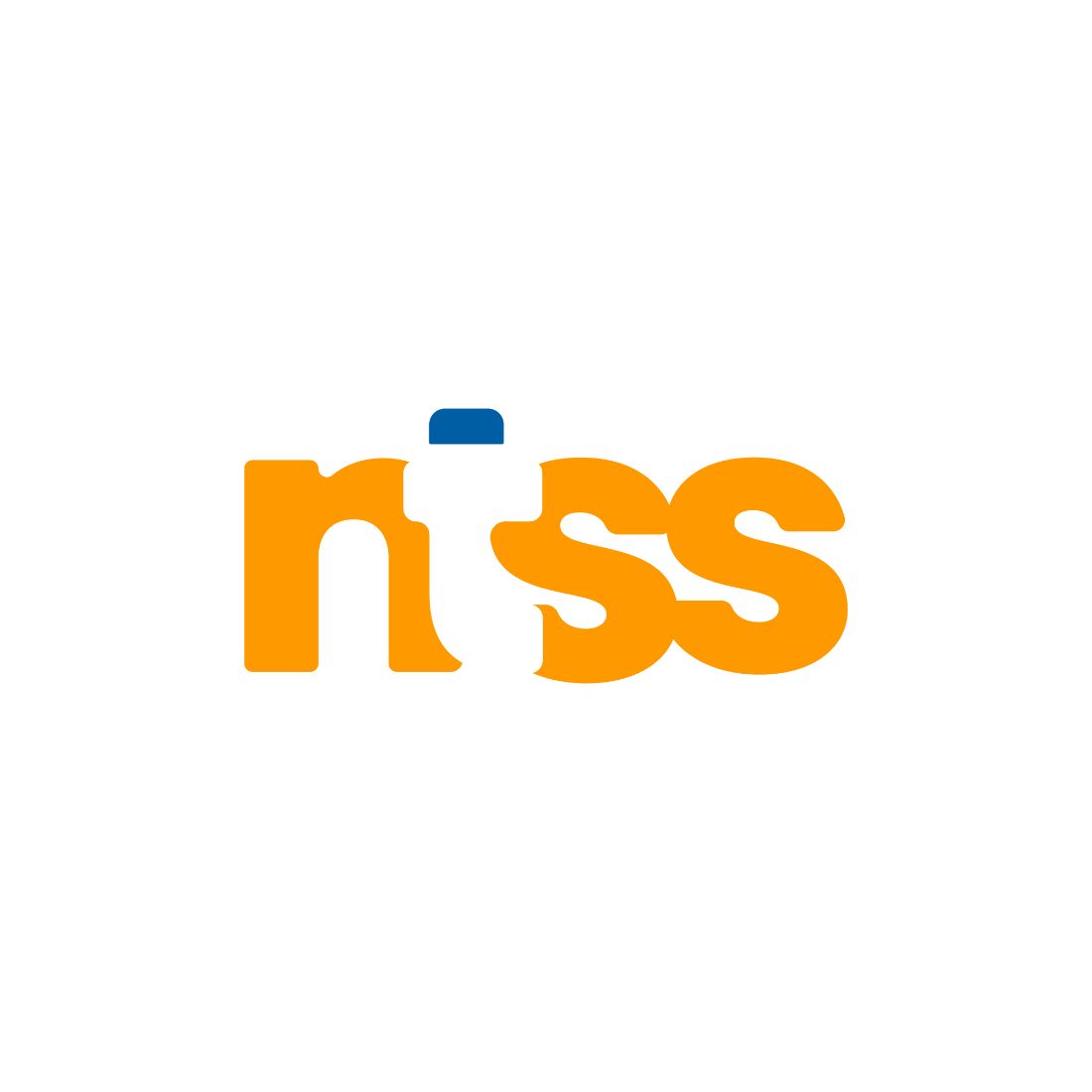 Ntss Letter Logo Orange Design preview image.