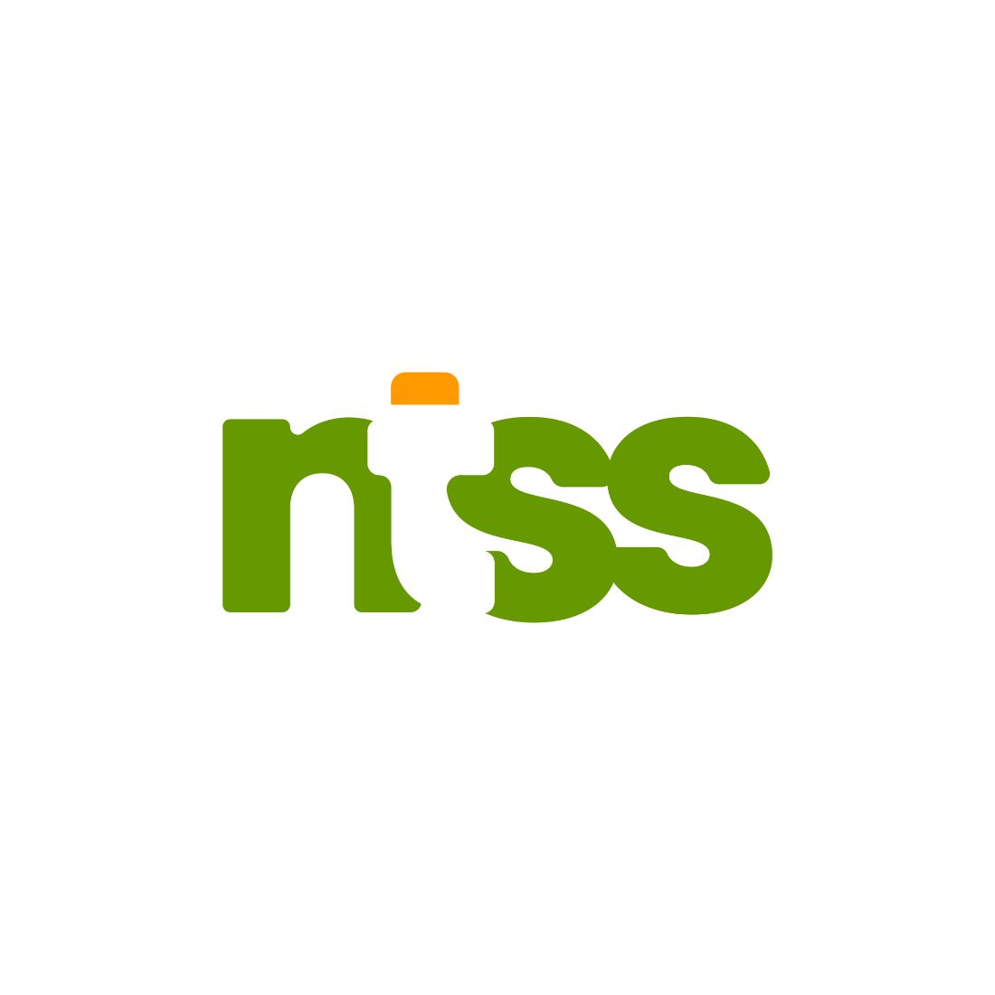 Lettering Ntss Logo Green Design preview image.