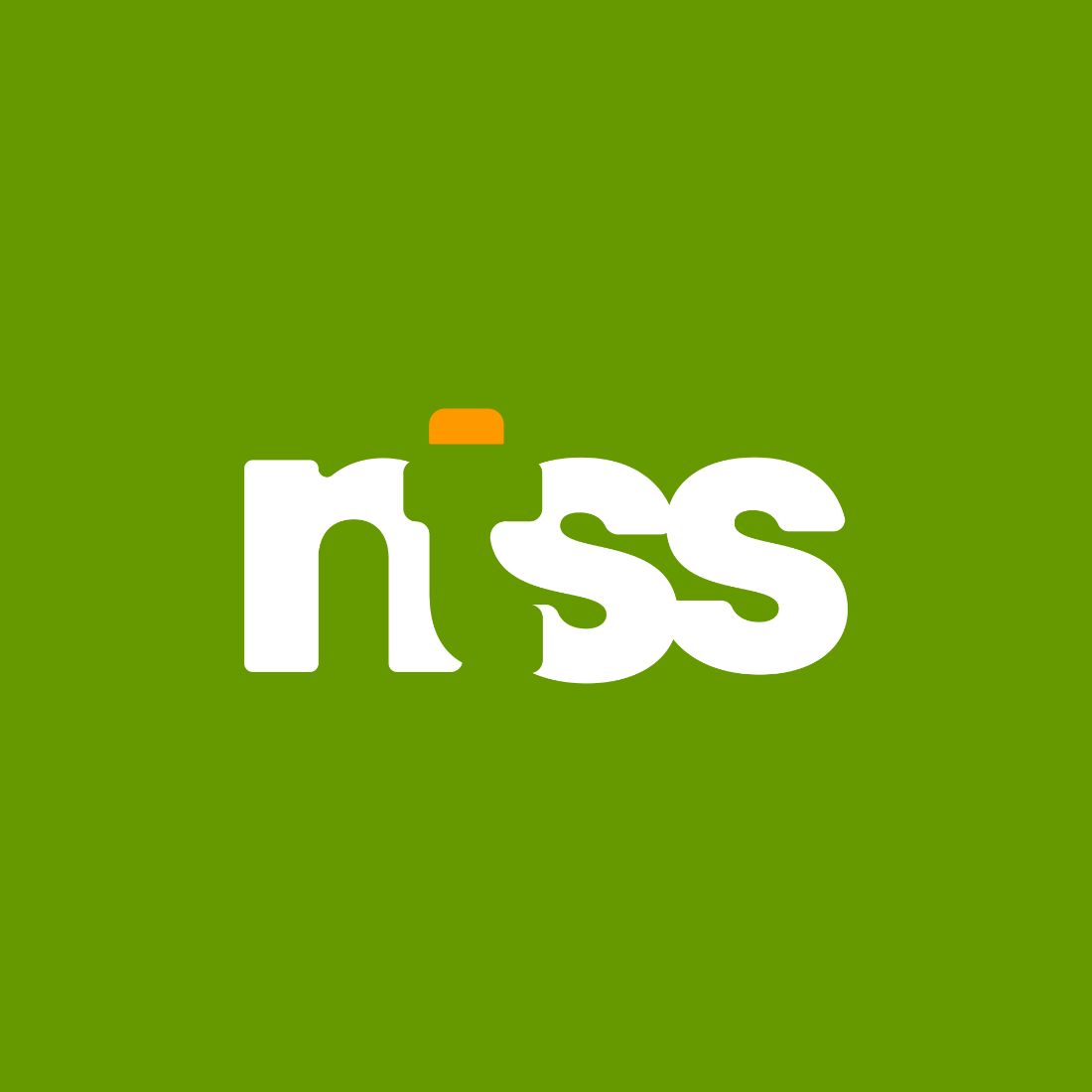 Lettering Ntss Logo White Design preview image.