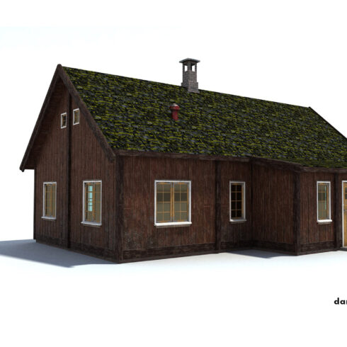 Old House Low Poly Pbr.