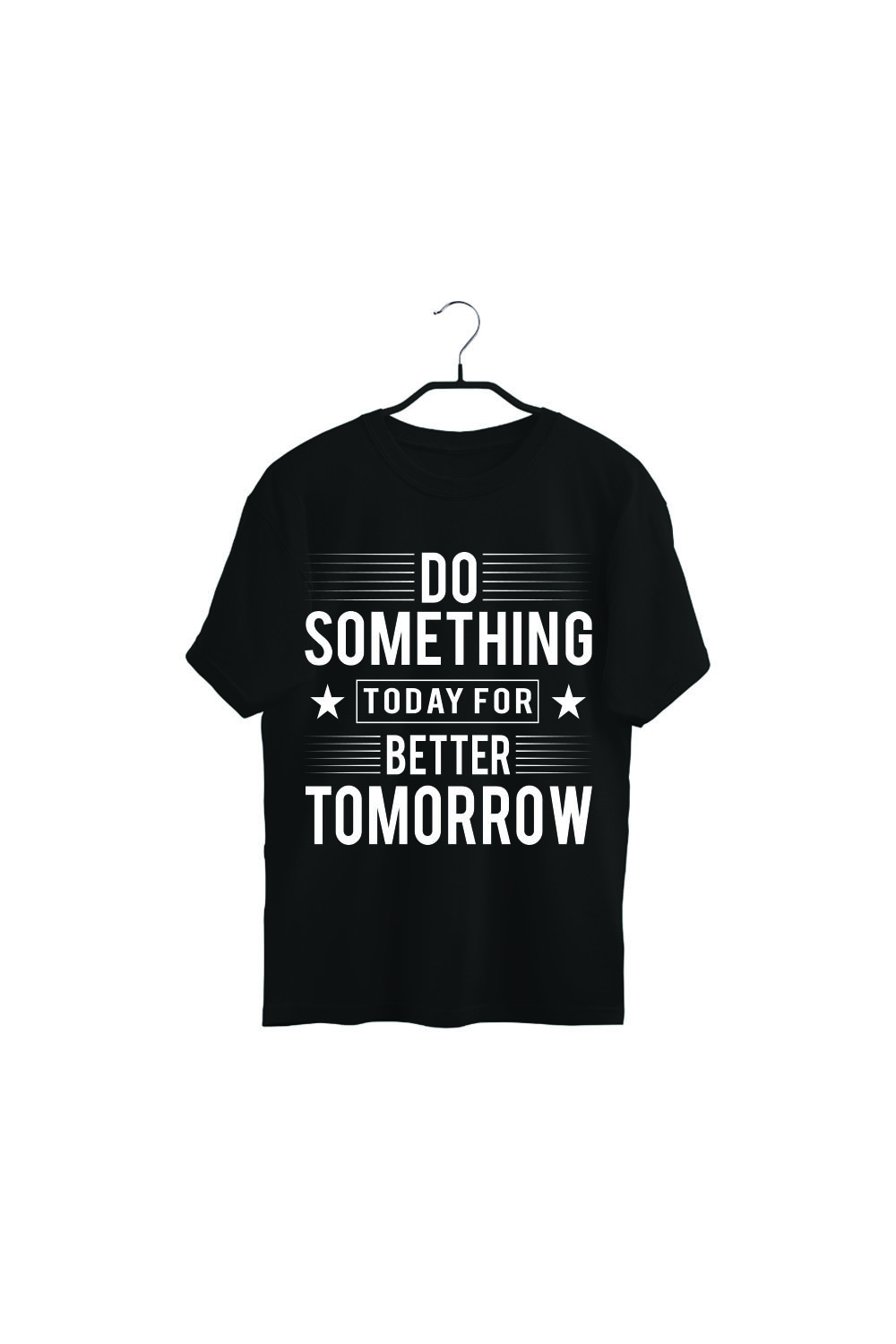 T-shirt Motivational Typography Design pinterest image.