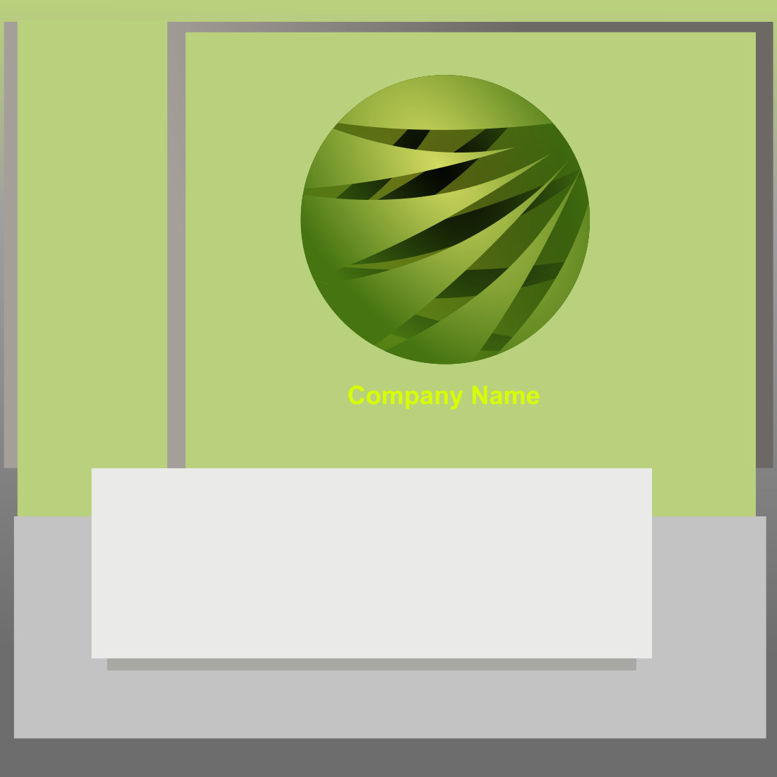 Green logo for some eco topics.