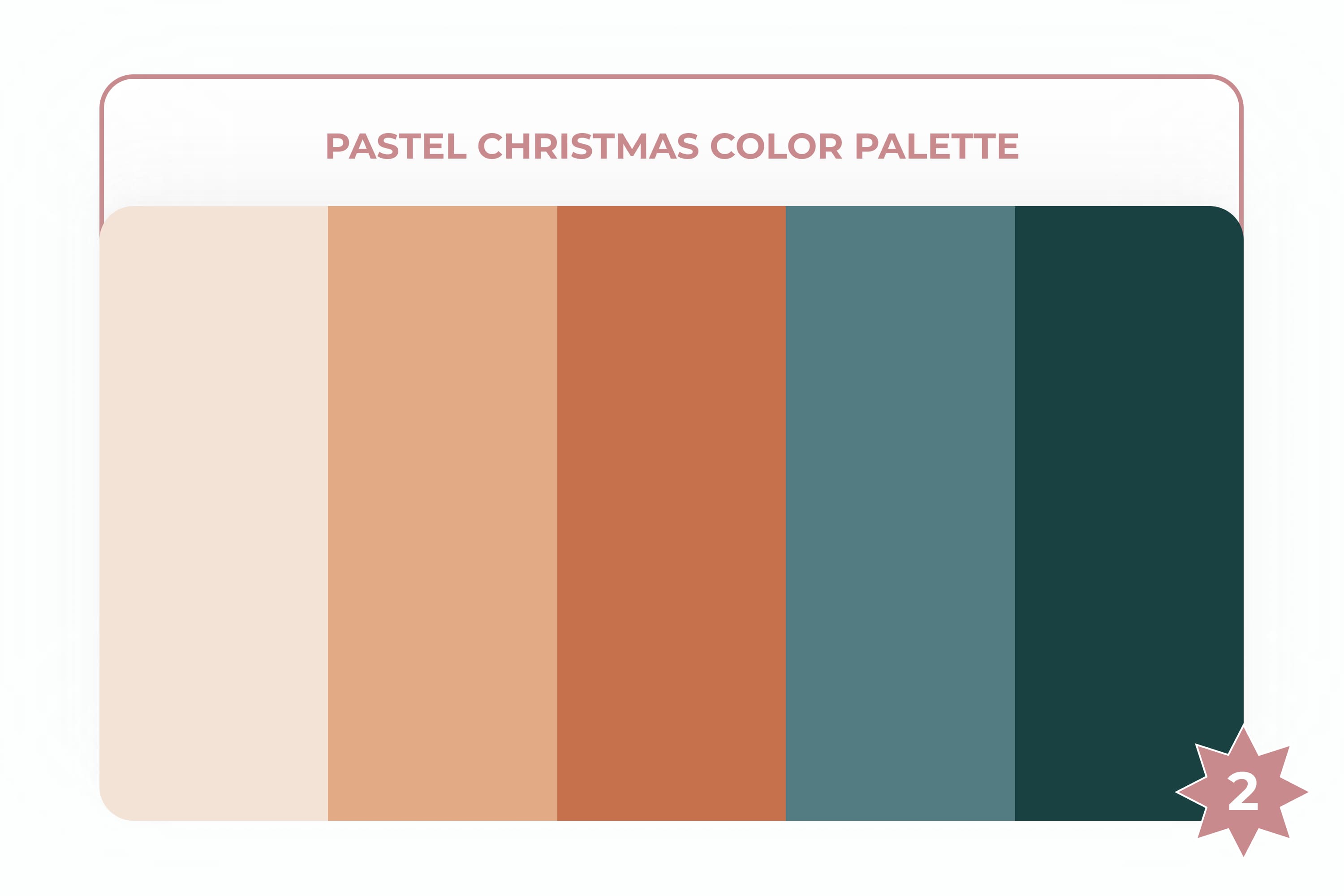 Collage of colored stripes in a pastel palette with green and beige.
