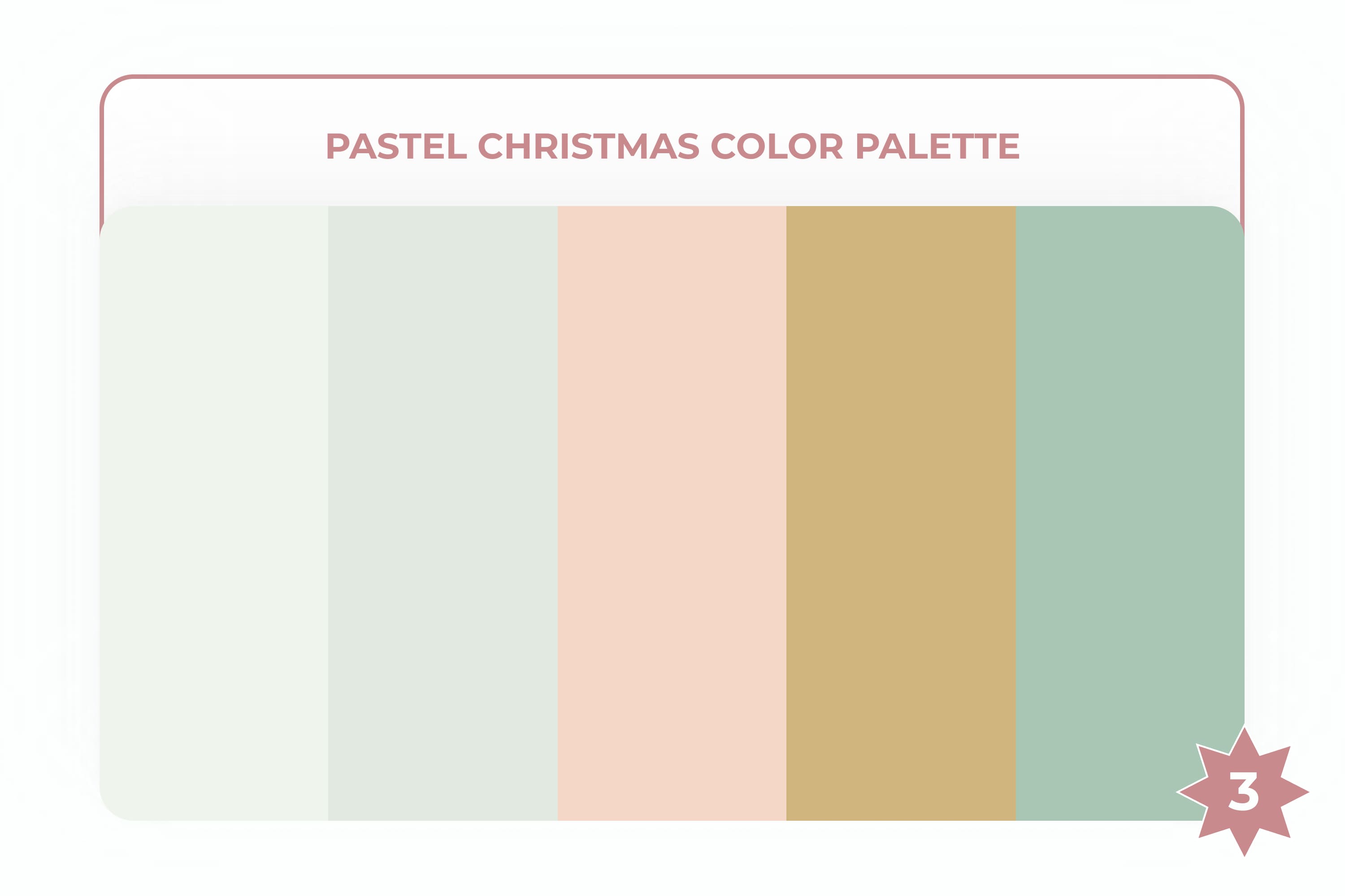 Collage of colored stripes in a pastel palette with green and grey.